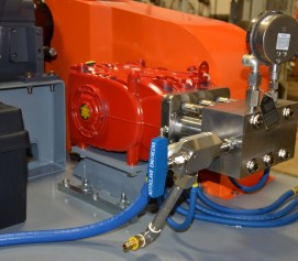 واترجت فشارقوی با فشار 40000PSI  جهت رسوب زدایی و شستشوی صنعتی مبدل های حرارتی مدل BlastMax 50 ساخت ایدروجت ایتالیا